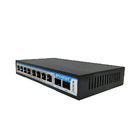 190mm × 104mm × 29mm Fiber Optic Switch , Power Over Ethernet Switch With LED Indicators