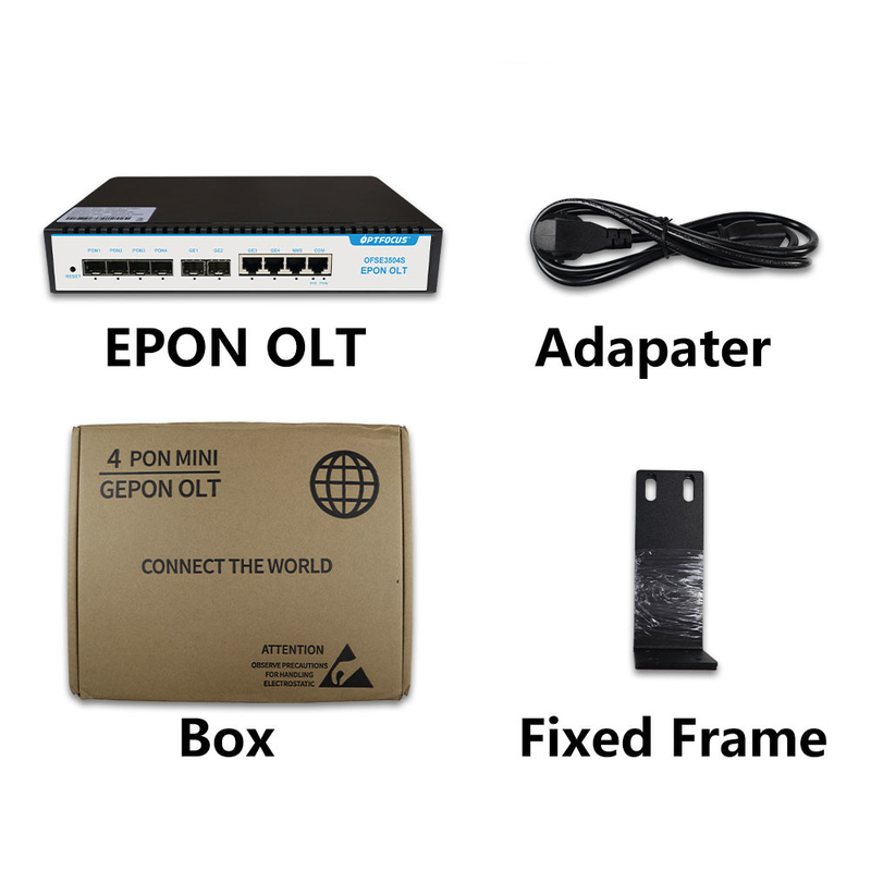 Uplink Modem GPON EPON OLT AC/DC Power Supply 2.6Kg Weight