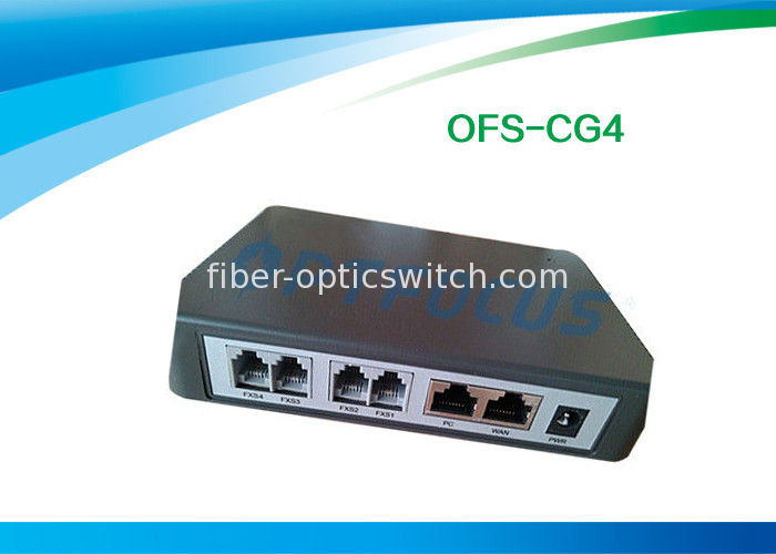 RJ45 2 Port Gsm Gateway Voip Device Black 2FXS+2FXO SIP PSTN failover Busy Tone Detection