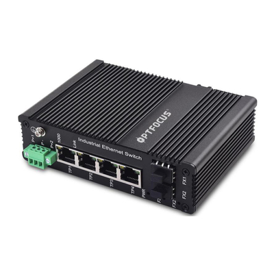 4.5kg portos de fibra ótica do interruptor 20W 10Gbps 24 com estábulo